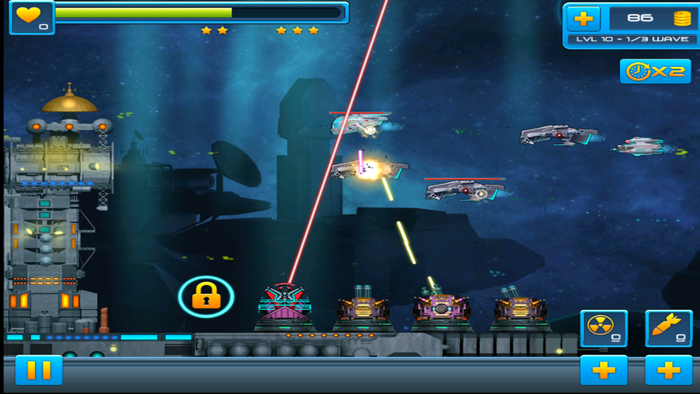Sci-Fi Space Defense  Alien war game