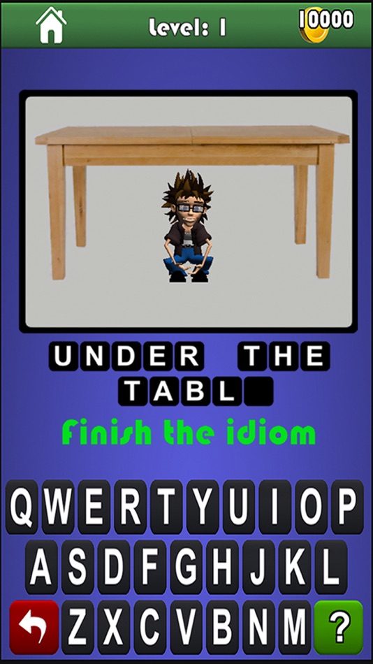 #5. Idiom Man - Animated Word Puzzle Game (iOS) 由: TegTap, LLC