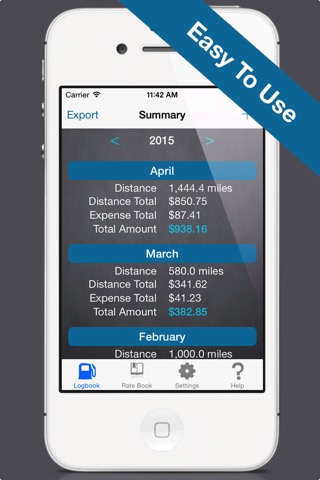 Mileage Expense Log 7 - Miles Tracker for Business, Tax, and Charity Deductionsのおすすめ画像1