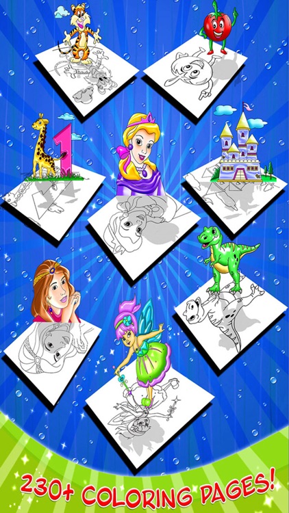 Color Drops - Children’s Animated Draw & Paint Game HD!