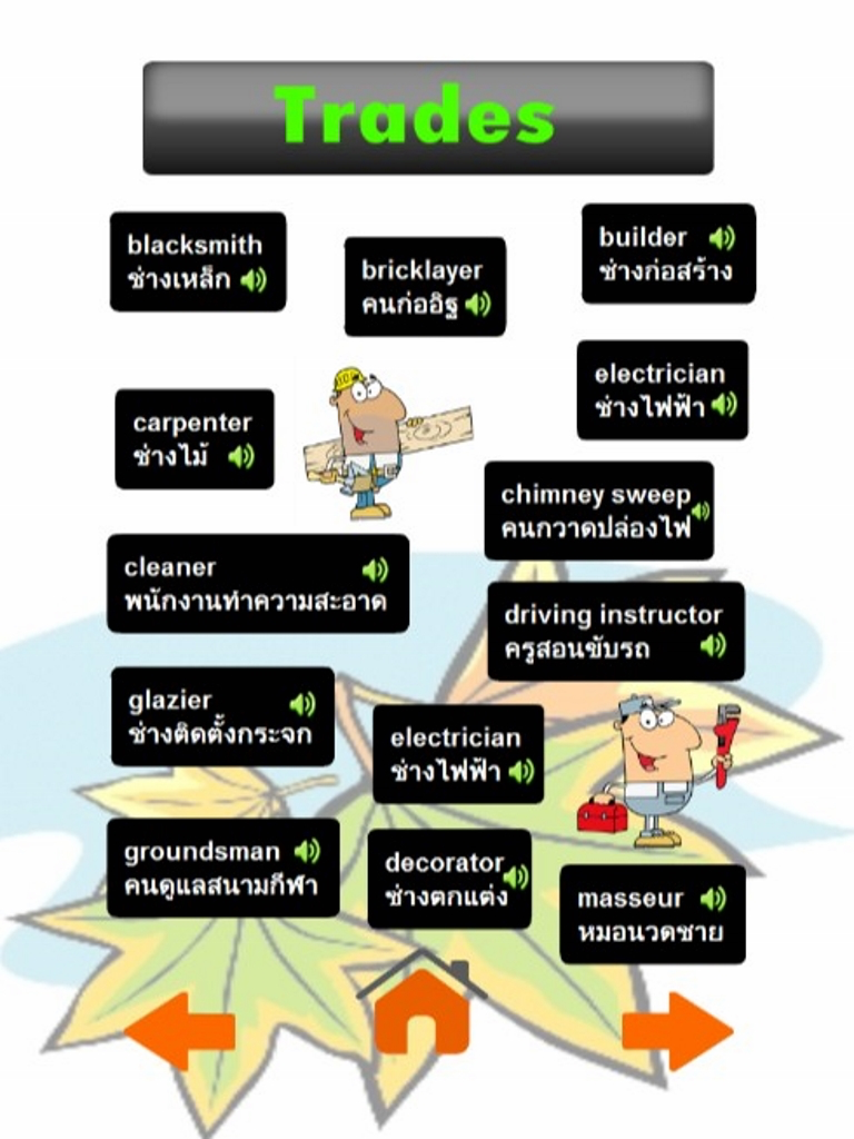 English vocabulary learning - Occupation How to learning english fast is speaking screenshot 4