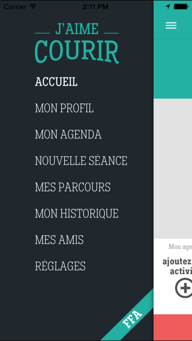J'aime courir app screenshot