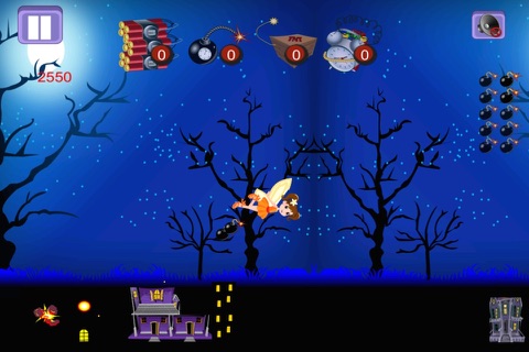 A Flying Fairy Princess Bomber - Dark Witches House Invasion PRO screenshot 2