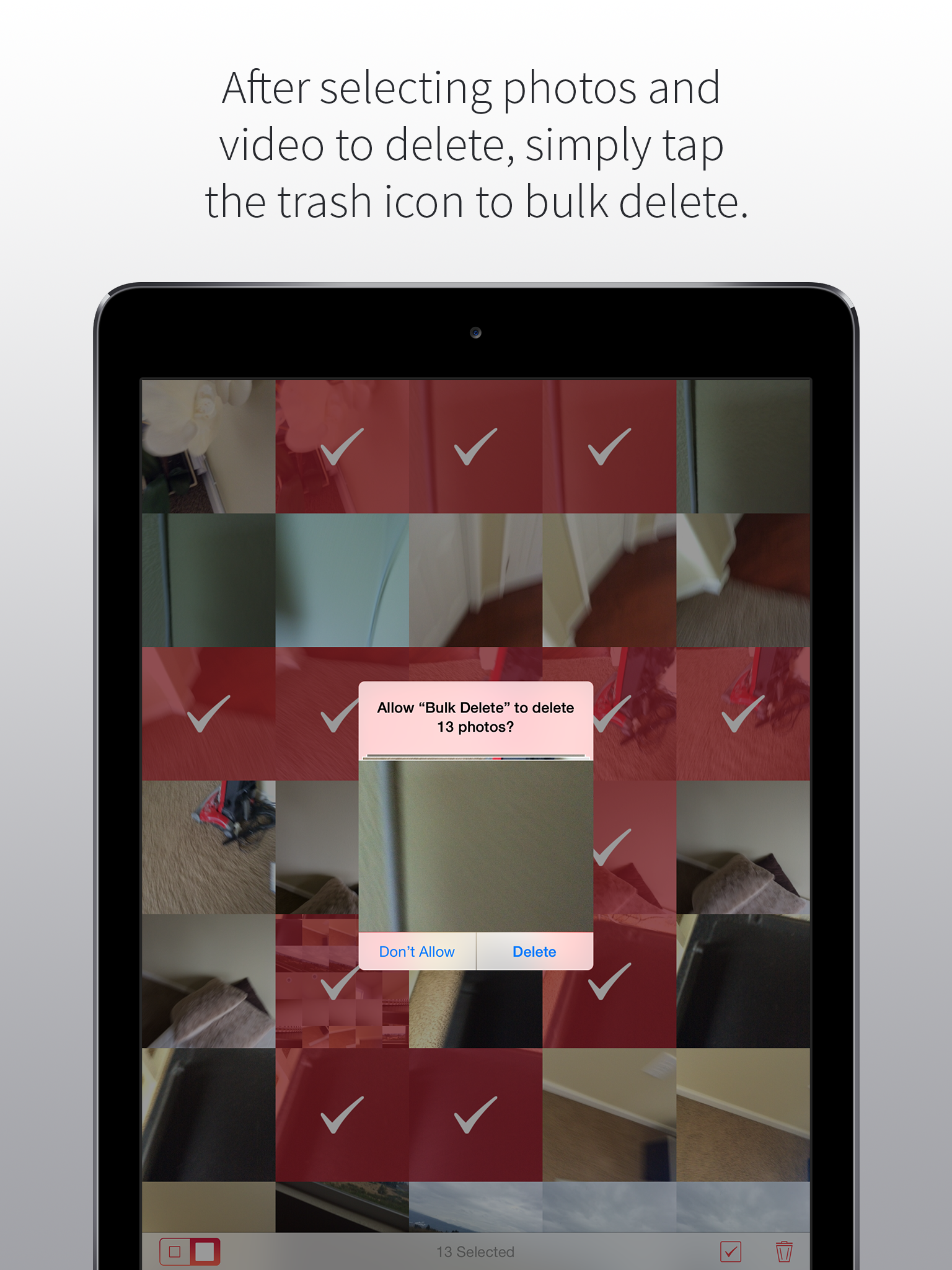 Bulk Delete - Clean up your camera roll