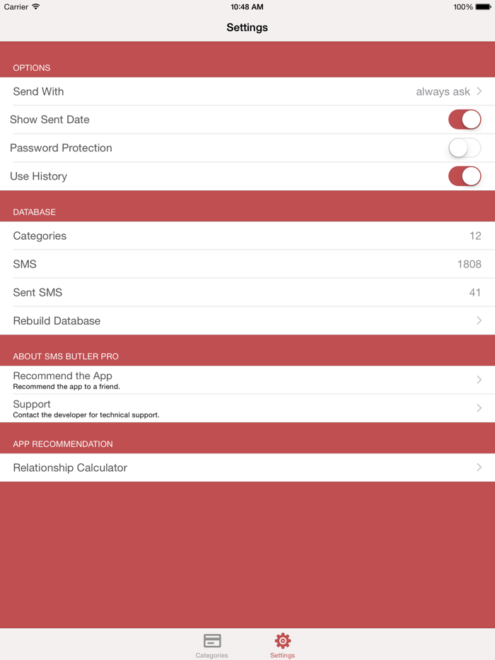 SMS Butler Pro - Your Quotes Archive