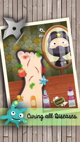 Game screenshot ` Baby Ninja Little Foot Doctor ` run health surgery makeover, kids games apk