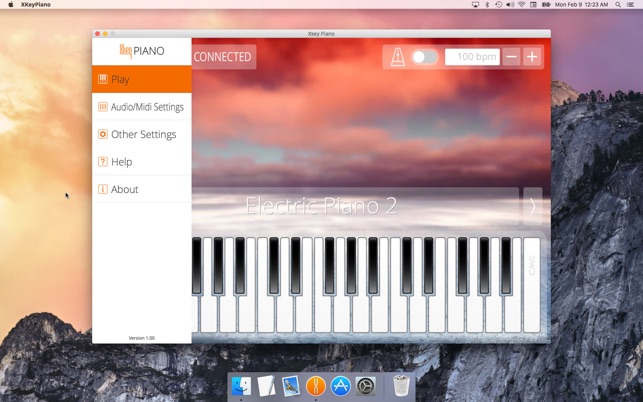 Xkey Piano dans le Mac App Store