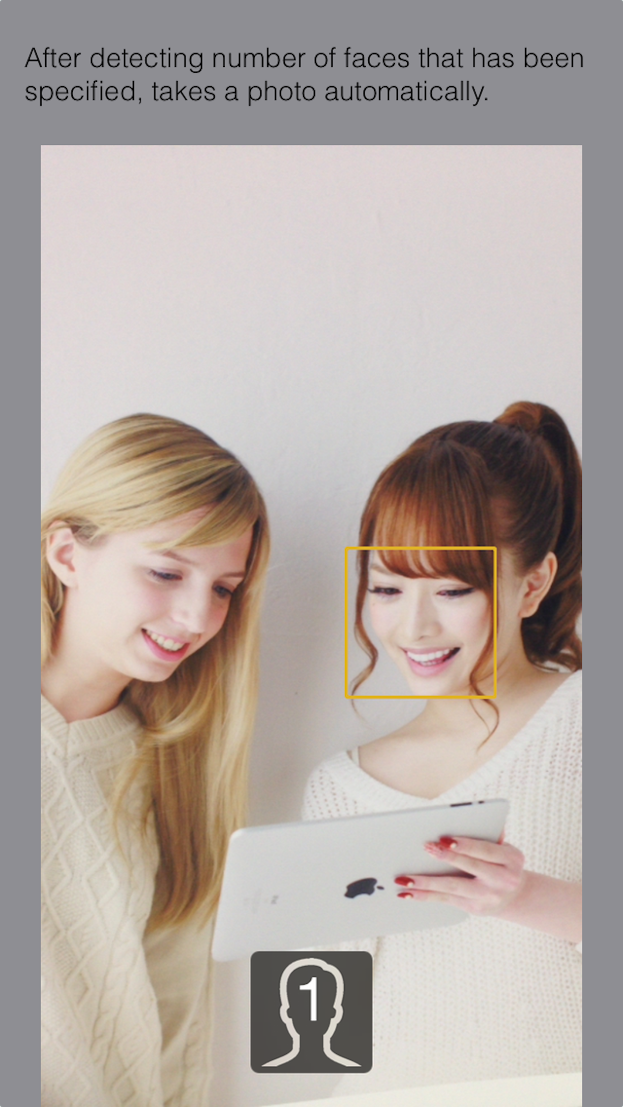 Selfies - Automatic selfie by multiple faces detection screenshot 3