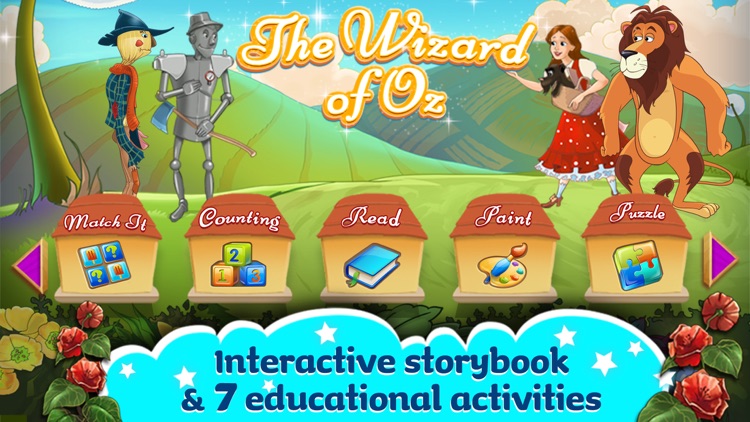 The Wizard Of Oz - All In One Education Center & Interactive Storybook for Kids