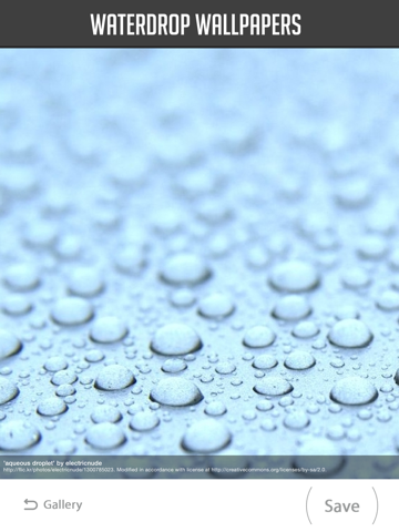 Screenshot #6 pour Waterdrop Wallpapers