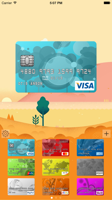 CardFolio - Credit card and password manager Screenshot