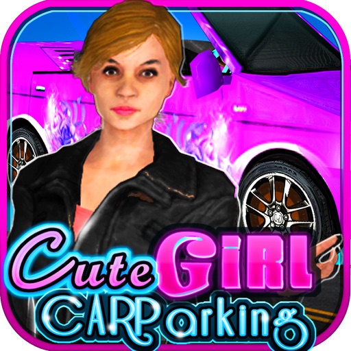Cute Girl Car Parking ( 3d Driving Game ) icon