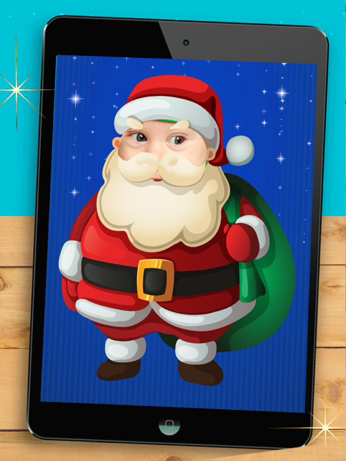 Your face in Christmas photos