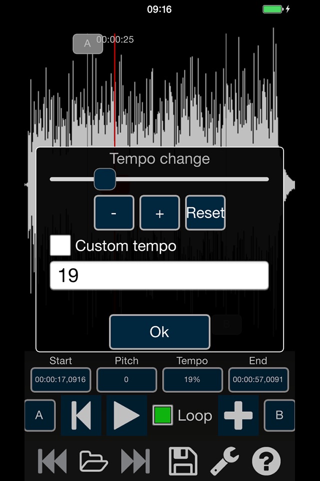 Audio Speed Changer Pro screenshot 2