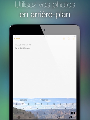 Screenshot #4 pour Clavier Blanc - Image en arrière-plan, couleur et thème personnalisés pour une saisie rapide