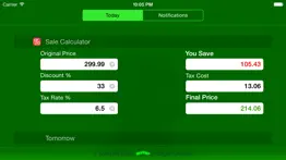 How to cancel & delete sale calculator price w/ tax & clearance discounts 4