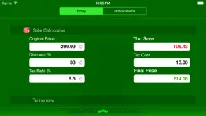 Sale Calculator Price w/ Tax & Clearance Discounts screenshot #6 for iPhone