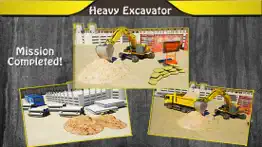 excavator simulator 3d - drive heavy construction crane a real parking simulation game iphone screenshot 2