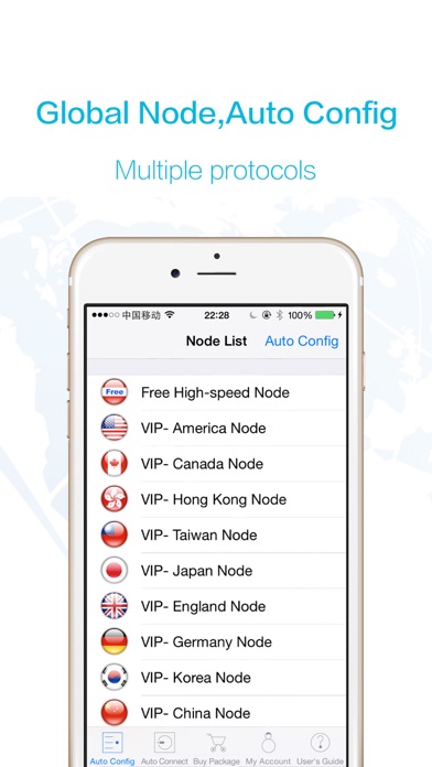 6VPN - Best VPN for iPhone & iPad, Blocked Websites & Online Games Accelerator Screenshot 1