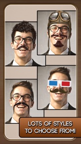Mustache Booth - A Funny Facial Hair Photo Editor screenshot