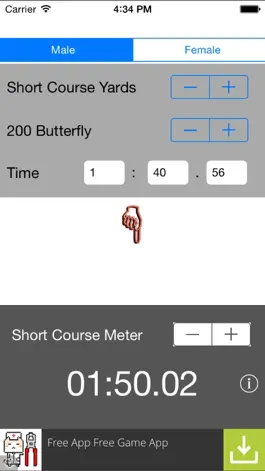 Game screenshot Swim Lap Time Converter mod apk
