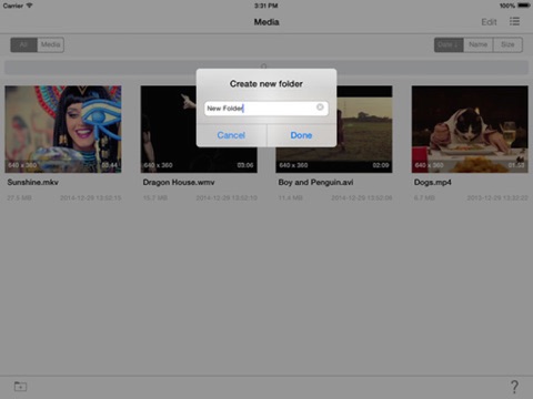 Screenshot #5 pour Quick Player - full featured media center
