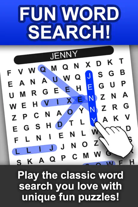 Word Search and Find - Search for Animals, Baby Names, Christmas