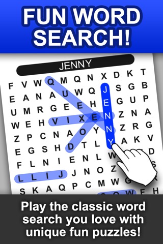 Word Search and Find - Search for Animals, Baby Names, Christmas, Food and more!のおすすめ画像1