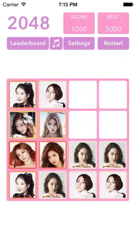 Game screenshot 2048 - Female Kpop Edition apk