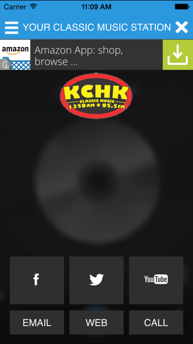 KCHK 1350 AM iPhone screenshot 3 - Entertainment app
