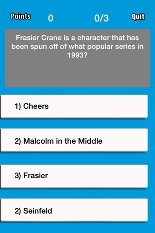 Ultimate Trivia - Frasier edition screenshot 2