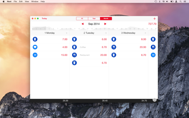 ‎Next - Expenses And Finances Screenshot