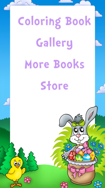 Easter Egg Kids Coloring Book! screenshot-3