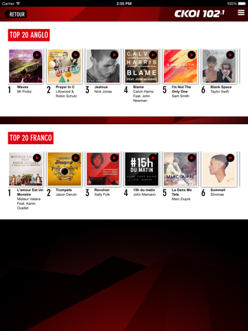 Screenshot #5 pour CKOI 102.1