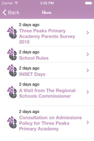 Three Peaks Primary Academy screenshot 2