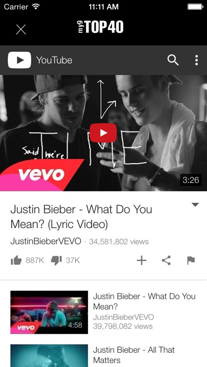 my9 Top 40 : LB جداول موسيقى screenshot-3