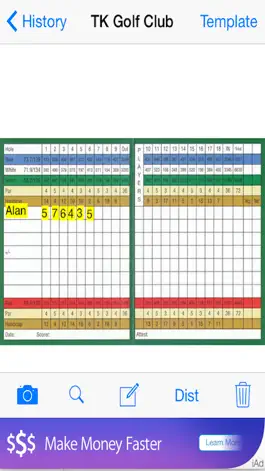 Game screenshot SnapAlter Golfscorecard mod apk