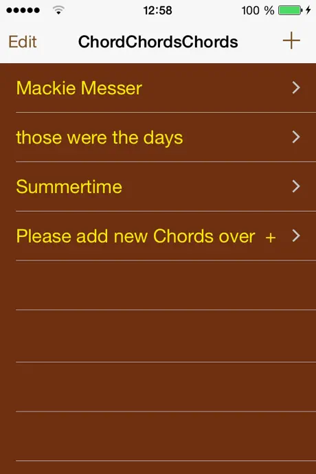 Chords Chords Chords