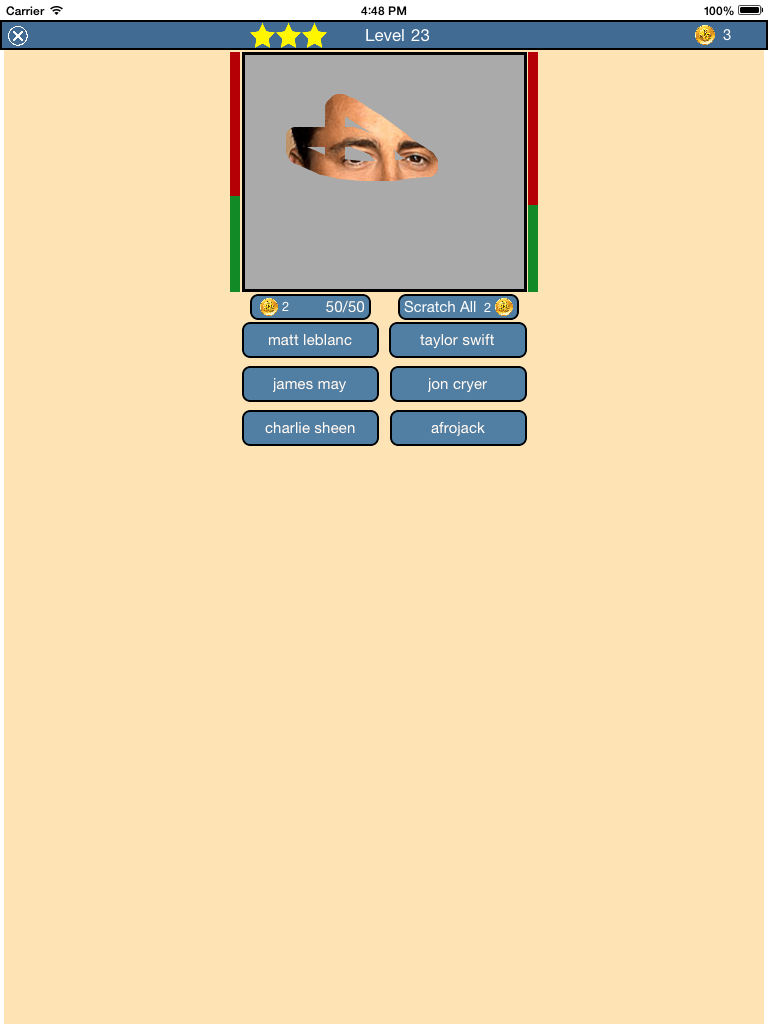 Scratch That Celebrity Quiz