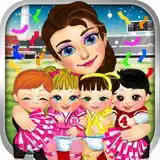 Cheerleader Mommy's Baby Doctor Salon - Makeup Spa Prom Games for Girls! - App-Symbol