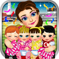 Cheerleader Mommys Baby Doctor Salon - Makeup Spa Prom Games for Girls