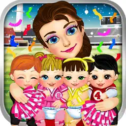 Cheerleader Mommy's Baby Doctor Salon - Makeup Spa Prom Games for Girls! app icon