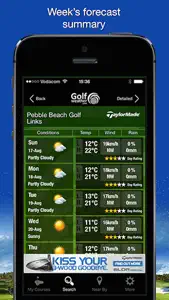 Golfweather.com screenshot #2 for iPhone