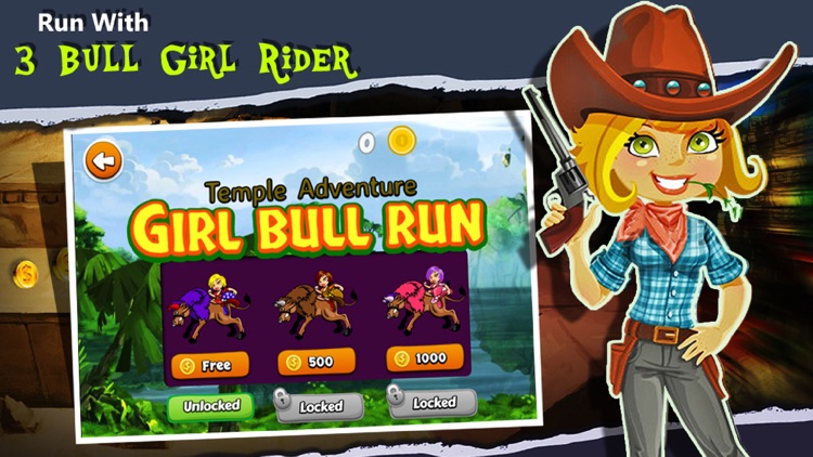 Temple Adventure : Girl Bull Run