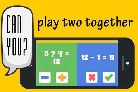 Crazy Math - beat two problems at the same time screenshot 2