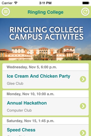 Ringling College Events screenshot 3