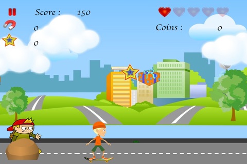 Kid Skater Dual Jumper Rush - Fast Action Collecting Game screenshot 4