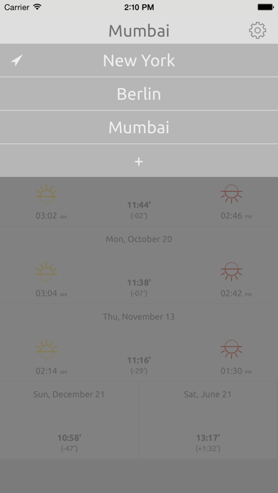 Screenshot #2 pour Daylight - Sunrise - Sunset