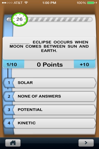 ScienceEarthWavesDinosaursQuiz screenshot 2