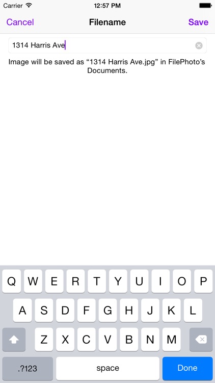 FilePhoto: Name Your Photos as You Take Them